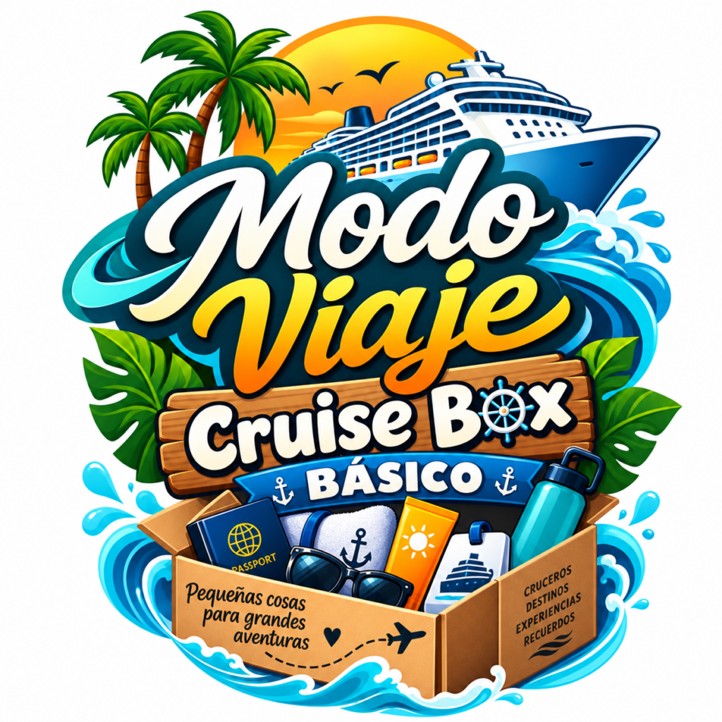 🚢 Modo Viaje Cruise Box Básico | Esenciales para tu Crucero