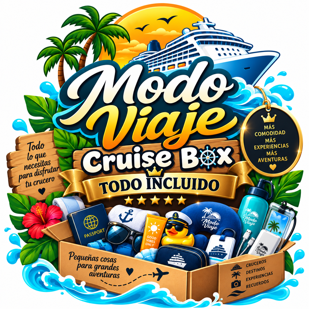 👑 Modo Viaje Cruise Box Todo Incluido | El Mejor Valor